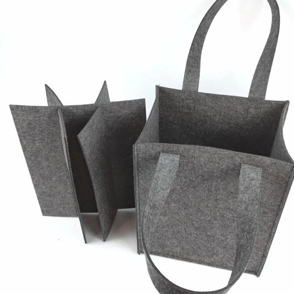 6 Bottle Wine Pouch Reusable Felt Gift Bag for Home Festival Travel Strong Stitching Bottle Carrier Scratch Resistant for Red
6 Bottle Wine Pouch Reusable Felt Gift Bag for Home Festival Travel Strong Stitching Bottle Carrier Scratch Resistant for Red