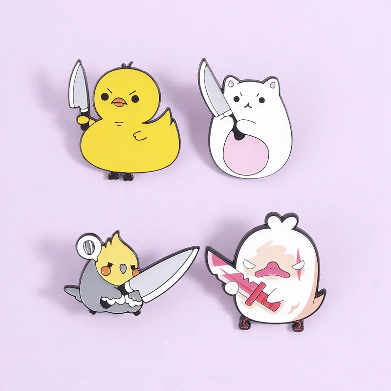 Cartoon Animals Brooch Enamel Pin Cute Little Yellow Duck Cat Metal Decorate Backpack Clothes Lapel Badge Funny Jewelry Gifts
Cartoon Animals Brooch Enamel Pin Cute Little Yellow Duck Cat Metal Decorate Backpack Clothes Lapel Badge Funny Jewelry Gifts