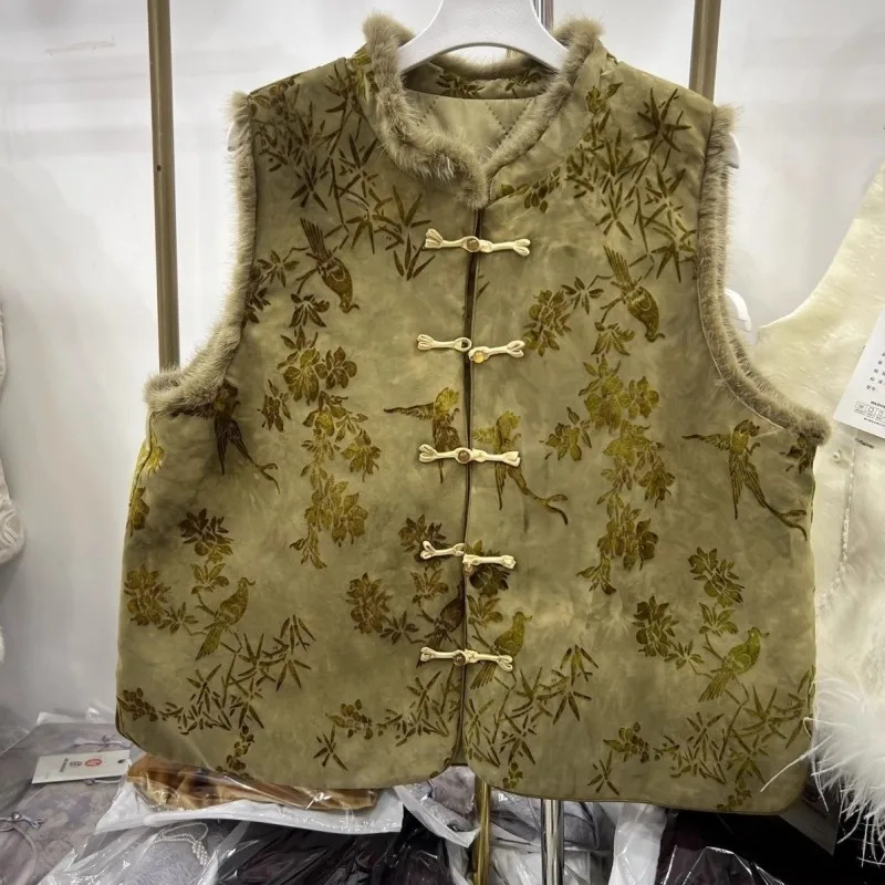 plus Size 300 Pou New Chinese Sle Retro Embroidered Button Stand Collar Vest ex Autumn Winter Frayed oulder Jaet
plus Size 300 Pou New Chinese Sle Retro Embroidered Button Stand Collar Vest ex Autumn Winter Frayed oulder Jaet