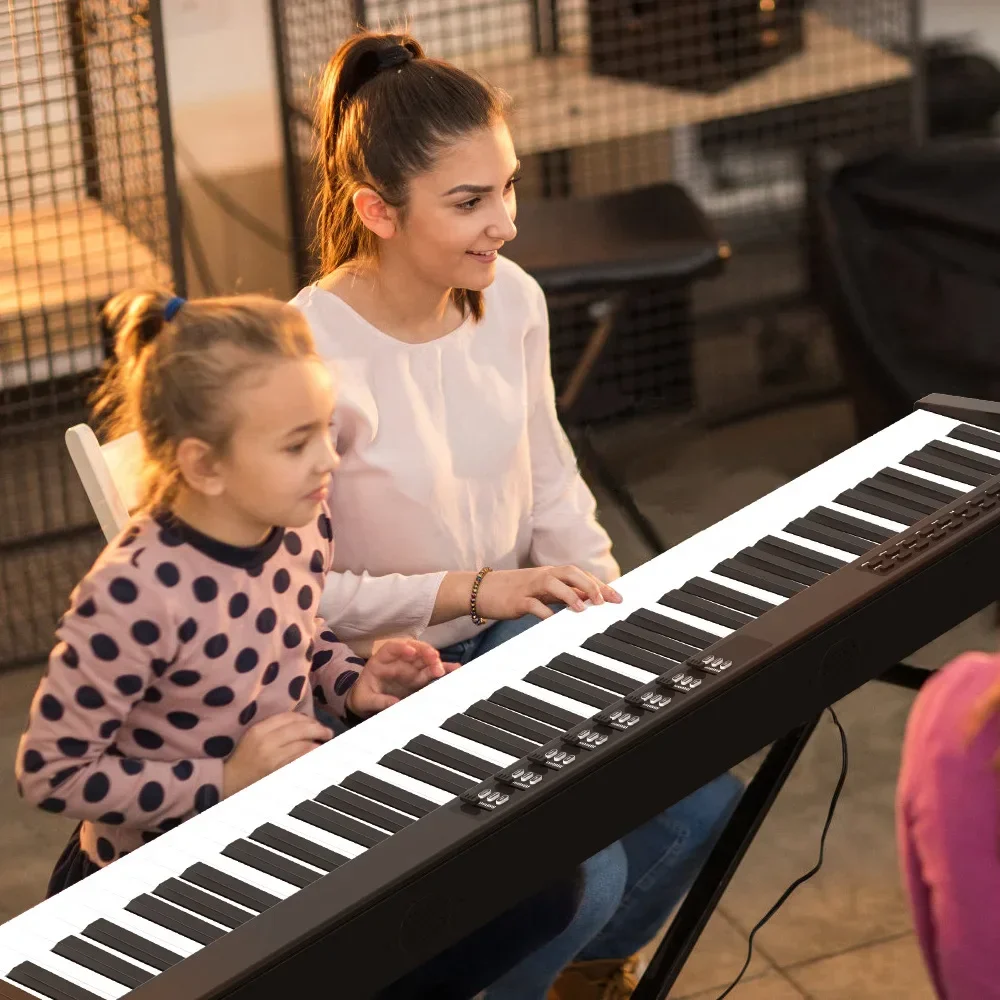 88 Keys Musical Keyboard Professional Piano Digital Aldult Electronic Organ Flexible Controller Teclado Musical Entertainment
88 Keys Musical Keyboard Professional Piano Digital Aldult Electronic Organ Flexible Controller Teclado Musical Entertainment