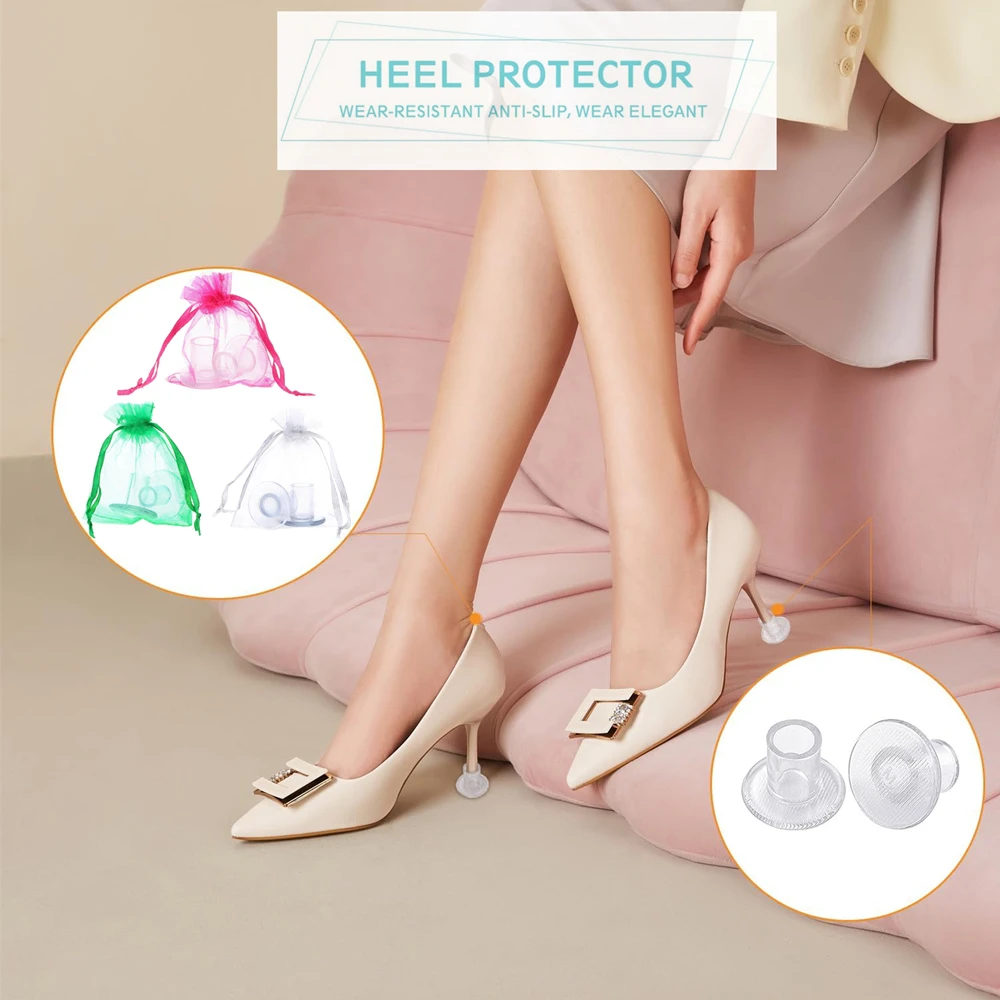 30 Pairs Anti-slip High Heel Protectors Heel Repair Caps Covers Heel Stoppers Heel Guard for Wedding Party Stop Sinking at Grass
30 Pairs Anti-slip High Heel Protectors Heel Repair Caps Covers Heel Stoppers Heel Guard for Wedding Party Stop Sinking at Grass