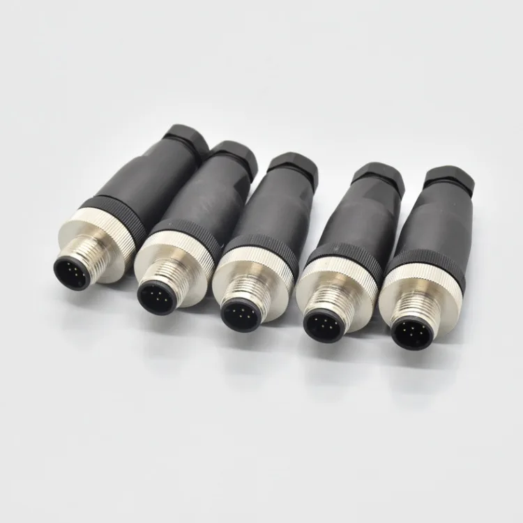 M12 8-core male straight head plastic screw crimping waterproof aviation plug - on-site installation connector Active Components
M12 8-core male straight head plastic screw crimping waterproof aviation plug - on-site installation connector Active Components