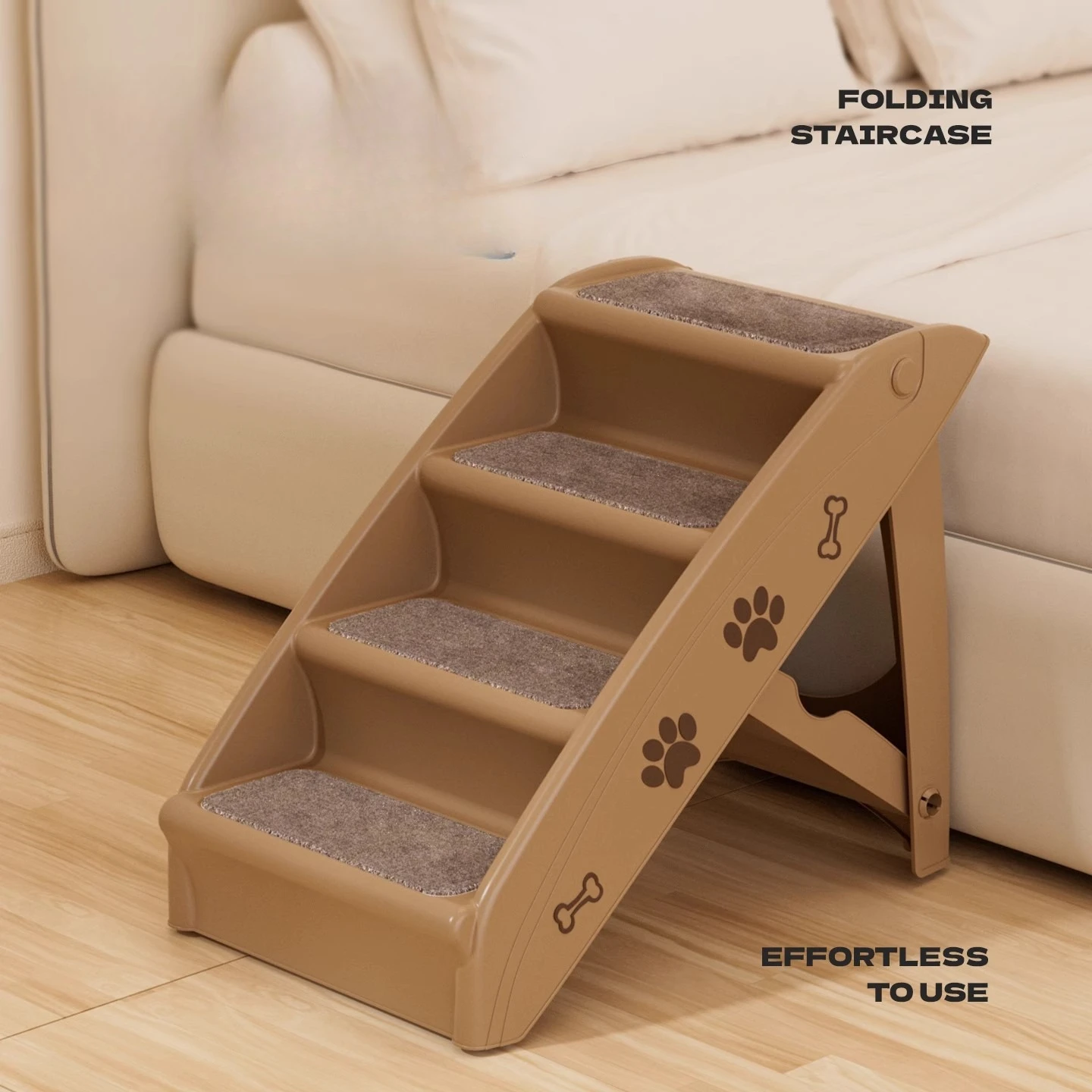 Four Steps Pet Foldable Stairs Small Senior Dog Stairs Non Slip Ramp Plastic Steps Easy Install Pet Ladder for Bed Sofa Steps
Four Steps Pet Foldable Stairs Small Senior Dog Stairs Non Slip Ramp Plastic Steps Easy Install Pet Ladder for Bed Sofa Steps