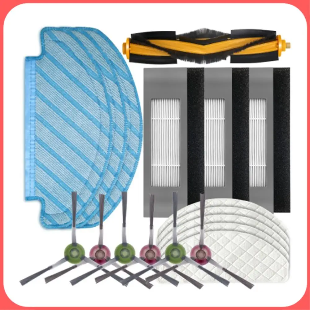 AA89-Filter Brush Mop Cloth Set For Ecovacs Deebot Ozmo T8 / T8 AIVI T9+ N8 Pro Vacuum Cleaner Parts Replacement Accessories
AA89-Filter Brush Mop Cloth Set For Ecovacs Deebot Ozmo T8 / T8 AIVI T9+ N8 Pro Vacuum Cleaner Parts Replacement Accessories