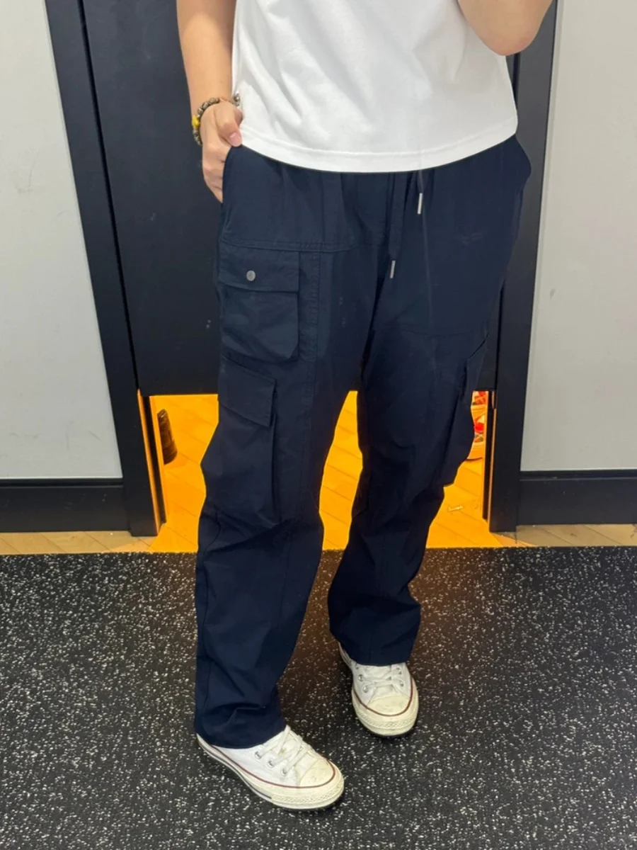 Multi-ket Design Men's Casual Pants Summer Thin Straight Leg Vintage American Loose Fit Faionable Urban Sle Long Trousers
Multi-ket Design Men's Casual Pants Summer Thin Straight Leg Vintage American Loose Fit Faionable Urban Sle Long Trousers