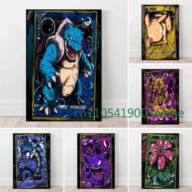 Anime Canvas Painting Pokemon Poster Character Pikachu Charizard Eevee HD Printed Art Painting Suitable for Home Wall Decoration
Anime Canvas Painting Pokemon Poster Character Pikachu Charizard Eevee HD Printed Art Painting Suitable for Home Wall Decoration