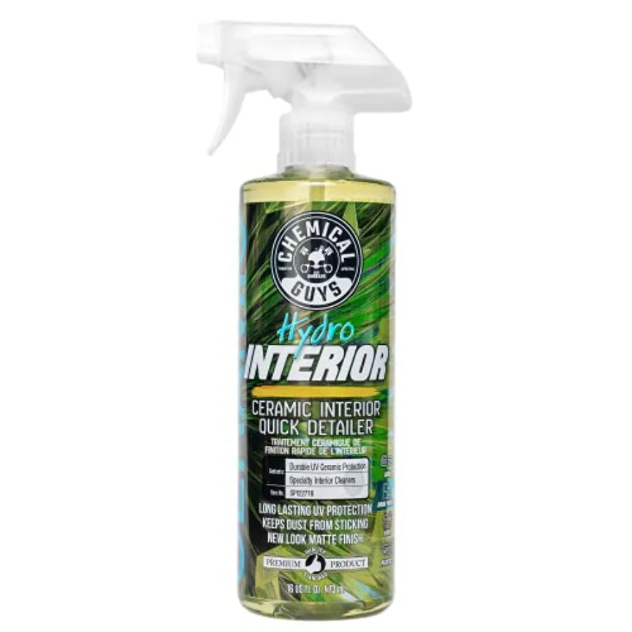 SPI22716 HydroInterior SiO2 Ceramic Interior Quick Detailer and Protectant for Interiors, Furniture, Apparel, and More Works on
SPI22716 HydroInterior SiO2 Ceramic Interior Quick Detailer and Protectant for Interiors, Furniture, Apparel, and More Works on