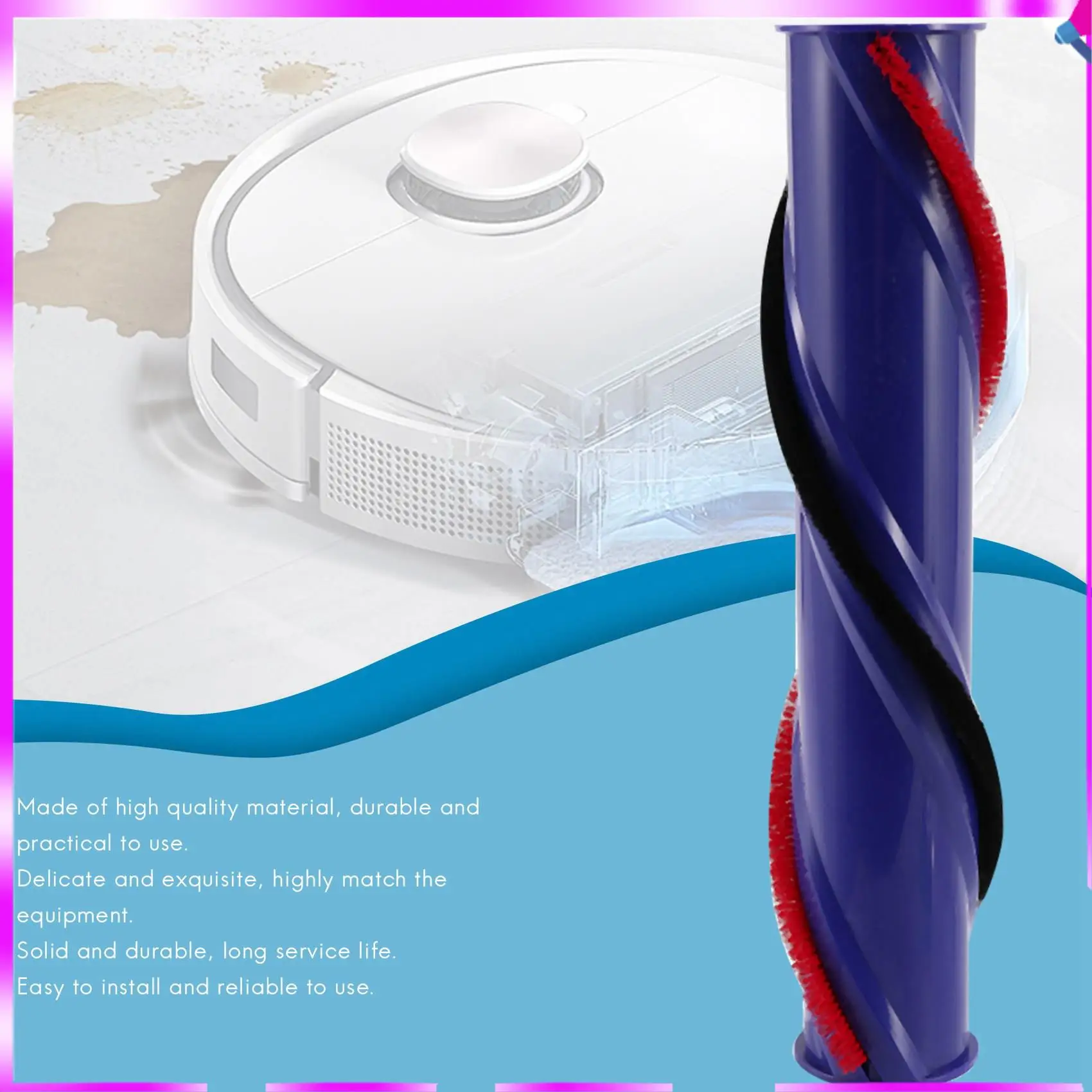 Замена роликовой щетки N96R для Dyson DC59 V6 V7 (V7 только применяется к старой 4-ме байонетной части беспроводного чистящего средства
Замена роликовой щетки N96R для Dyson DC59 V6 V7 (V7 только применяется к старой 4-ме байонетной части беспроводного чистящего средства