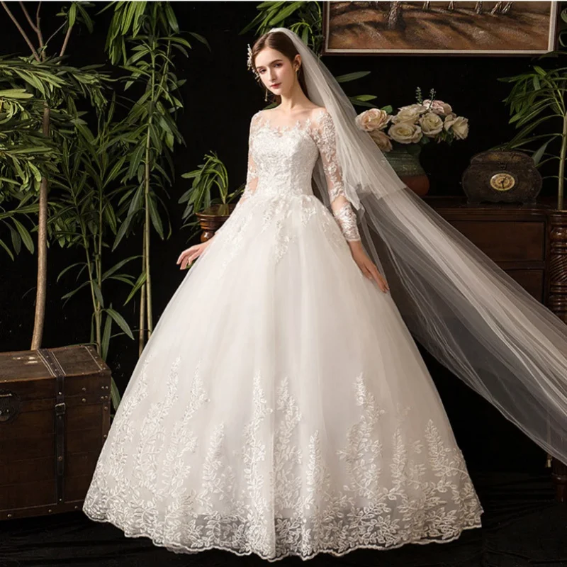 Bridal wedding dress Romantic Sweet Elegant Princess Luxury Lace Wedding Dress 
Bridal wedding dress Romantic Sweet Elegant Princess Luxury Lace Wedding Dress