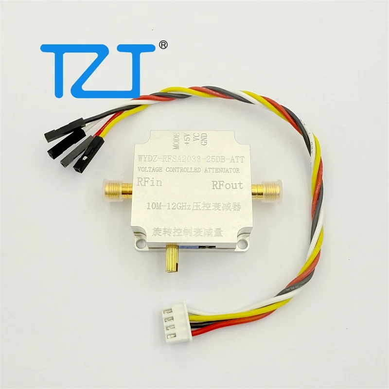 TZT WYDZ-RFSA2033-25DB-ATT Модуль радиочастотного аттенюатора с управлением напряжением 0-2,5 В, 10 МГц-12 ГГц, с разъемом SMA Female
TZT WYDZ-RFSA2033-25DB-ATT Модуль радиочастотного аттенюатора с управлением напряжением 0-2,5 В, 10 МГц-12 ГГц, с разъемом SMA Female