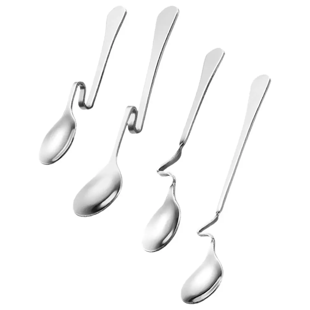 4 Pcs Hanging Cup Coffee Spoons Stainless Steel Dessert Spoon Curved Handle Mixing Kitchen Accessories Honey Long V Short S
4 Pcs Hanging Cup Coffee Spoons Stainless Steel Dessert Spoon Curved Handle Mixing Kitchen Accessories Honey Long V Short S