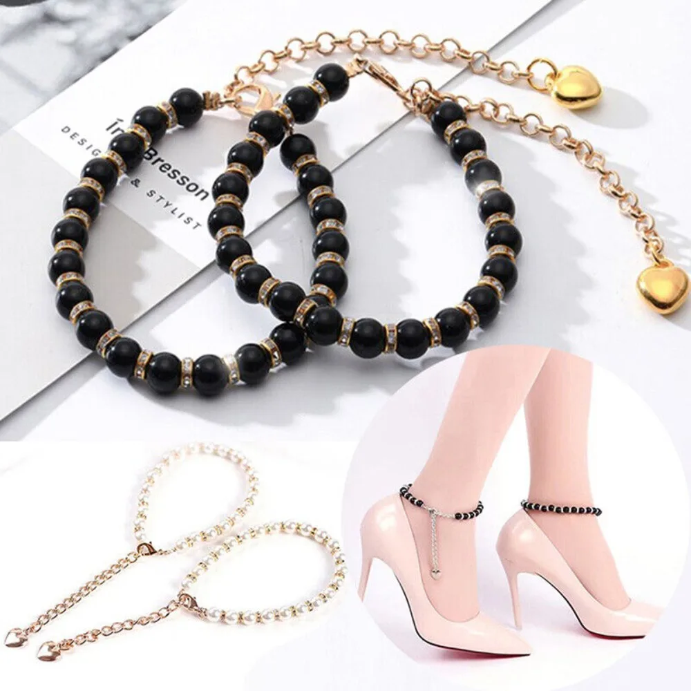 1Pair Rhinestone Shoe Belt Strap Band Ankle Pearl Accessories for High Heel Decorations Length 28cm
1Pair Rhinestone Shoe Belt Strap Band Ankle Pearl Accessories for High Heel Decorations Length 28cm