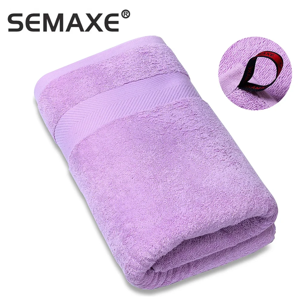 Полотенце банное SEMAXE, 100% хлопок, высокое Впитывающее свойство, мягкое и толстое, подходит для ванной, пляжа (
Полотенце банное SEMAXE, 100% хлопок, высокое Впитывающее свойство, мягкое и толстое, подходит для ванной, пляжа (