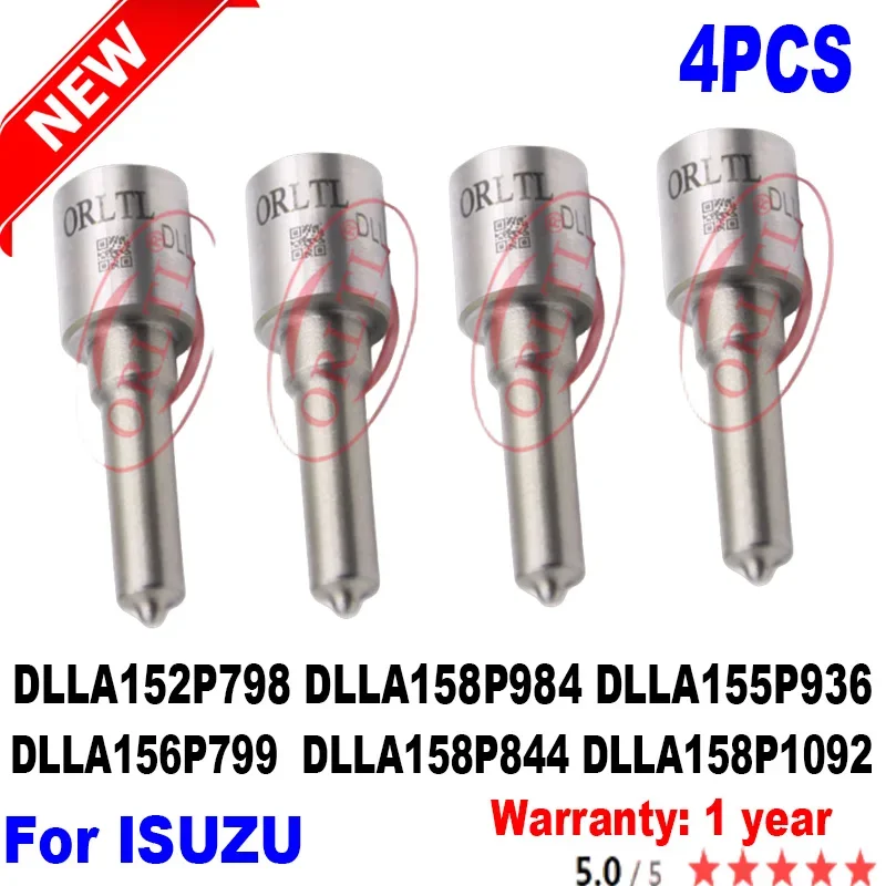 4 PCS DLLA155P936 DLLA158P844 DLLA158P1092 DLLA152P798 DLLA158P984 DLLA156P799 FOR DENSO ISUZU Diesel Injector Nozzle
4 PCS DLLA155P936 DLLA158P844 DLLA158P1092 DLLA152P798 DLLA158P984 DLLA156P799 FOR DENSO ISUZU Diesel Injector Nozzle