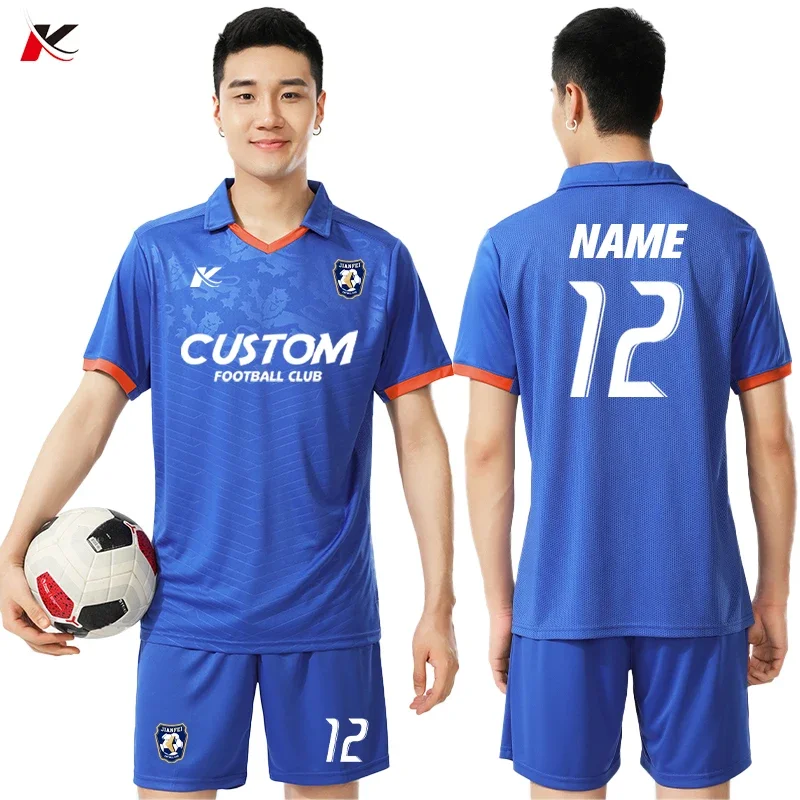 Custom Adults Cheap Football Team T-Shirt Print Short Sleeve Sports Kits Mens Football Shirts Breathable Soccer Team Jersey 5030
Custom Adults Cheap Football Team T-Shirt Print Short Sleeve Sports Kits Mens Football Shirts Breathable Soccer Team Jersey 5030