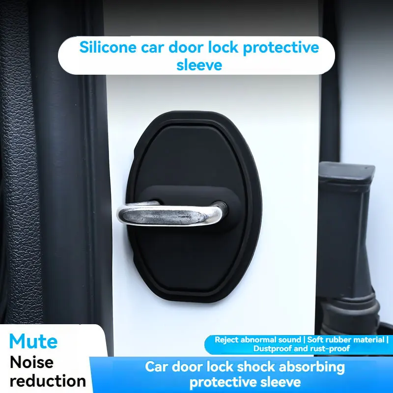 Car Door Silicone Protective Cover Door Lock Silent Anti-collision Shock-absorbing Buffer with logo For Porsche Car Accessories
Car Door Silicone Protective Cover Door Lock Silent Anti-collision Shock-absorbing Buffer with logo For Porsche Car Accessories