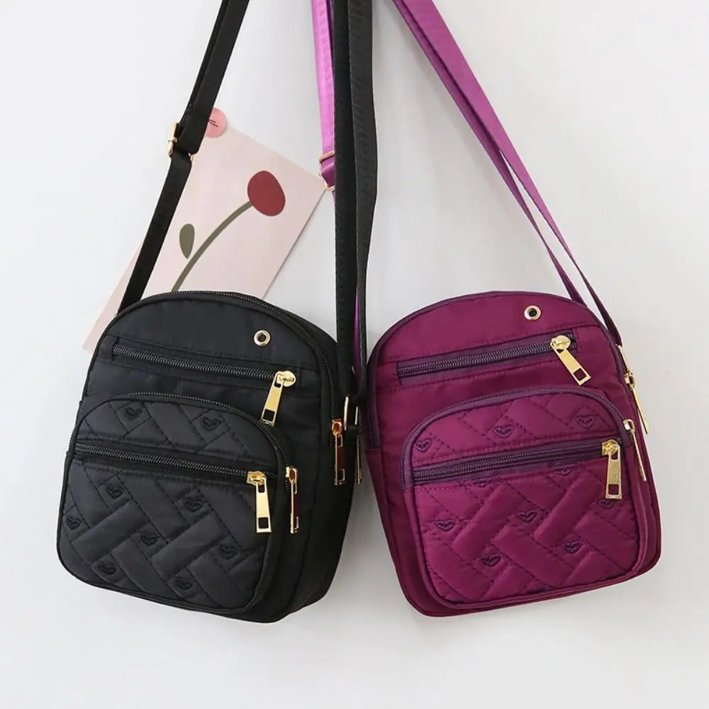 Simple Four-layer Zipper Crossbody Bag Nylon Niche Design Shoulder Bag Solid Color Five-layer Small Phone Bag Storage Bag
Simple Four-layer Zipper Crossbody Bag Nylon Niche Design Shoulder Bag Solid Color Five-layer Small Phone Bag Storage Bag