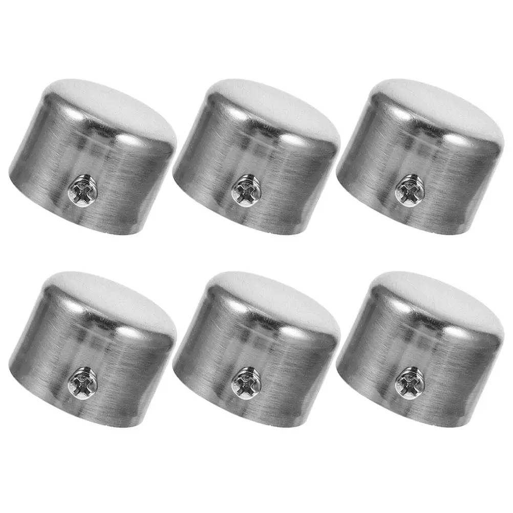 6 Pcs Curtain Rod Plug Finials Black End Caps Metal Alloy Silver Curtains Decorative Hardware Easy Install
6 Pcs Curtain Rod Plug Finials Black End Caps Metal Alloy Silver Curtains Decorative Hardware Easy Install