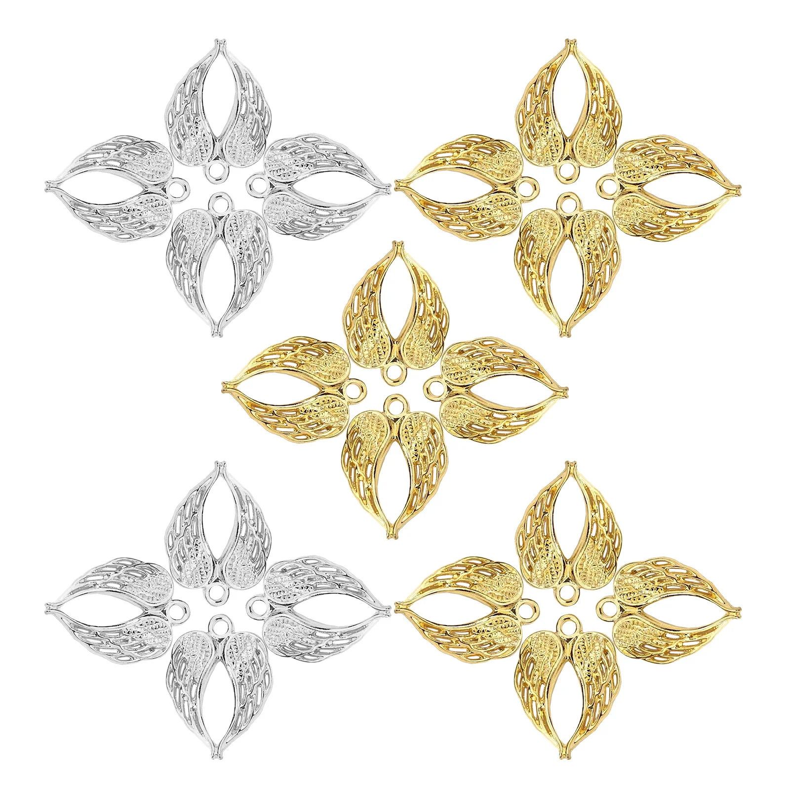 100Pcs Angel Wings Charms Alloy Metal DIY Jewelry Making Pendants Bracelets Earrings Accessories Crafts Angel Wings for Crafts
100Pcs Angel Wings Charms Alloy Metal DIY Jewelry Making Pendants Bracelets Earrings Accessories Crafts Angel Wings for Crafts