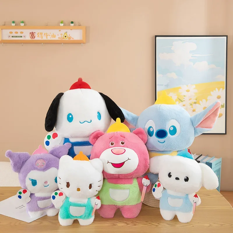 Sanrio плюшевая игрушка Pochacco Kuromi плюшевая каваи Hello Kitty Cinnamoroll плюшевая игрушка стежка мягкие куклы подушка детский подарок
Sanrio плюшевая игрушка Pochacco Kuromi плюшевая каваи Hello Kitty Cinnamoroll плюшевая игрушка стежка мягкие куклы подушка детский подарок