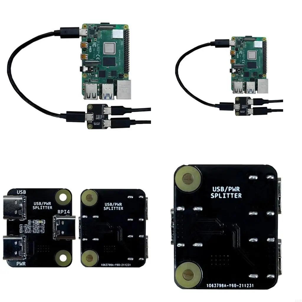 896F Удобный USB Splitter 3 Ports Power Distributor для RPI Blikvm и Pikvm "KVM над IP -контроллером
896F Удобный USB Splitter 3 Ports Power Distributor для RPI Blikvm и Pikvm "KVM над IP -контроллером