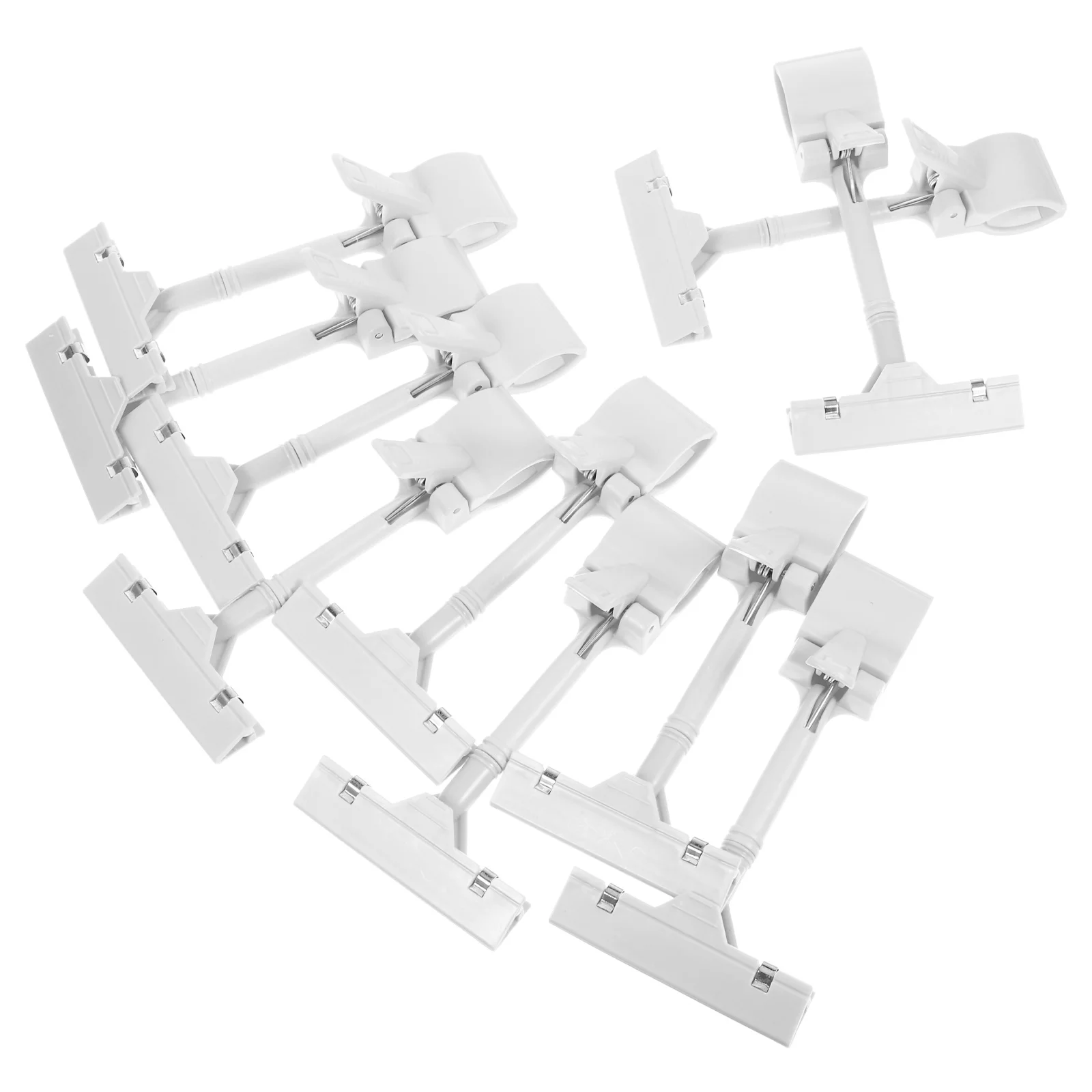 10Pcs Plastic Sign Holder Clip Adjustable Merchandising Sign Clip Rotating Display Rack White for Retail Store Shelf Labels
10Pcs Plastic Sign Holder Clip Adjustable Merchandising Sign Clip Rotating Display Rack White for Retail Store Shelf Labels