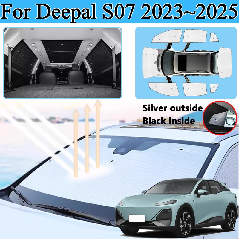 Для Deepal S07 S7 2023 2024 2025 Солнцезащитный козырек с полным покрытием, солнцезащитный козырек для окон автомобиля, защита от солнца, блоки конфиденциальности, анти-УФ-автоаксессуары
Для Deepal S07 S7 2023 2024 2025 Солнцезащитный козырек с полным покрытием, солнцезащитный козырек для окон автомобиля, защита от солнца, блоки конфиденциальности, анти-УФ-автоаксессуары