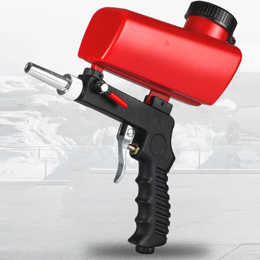 90psi Pneumatic Sandblasting Gun Kit - Adjustable Portable Sand Blaster with Gravity Feed for Continuous Paint Removal
90psi Pneumatic Sandblasting Gun Kit - Adjustable Portable Sand Blaster with Gravity Feed for Continuous Paint Removal