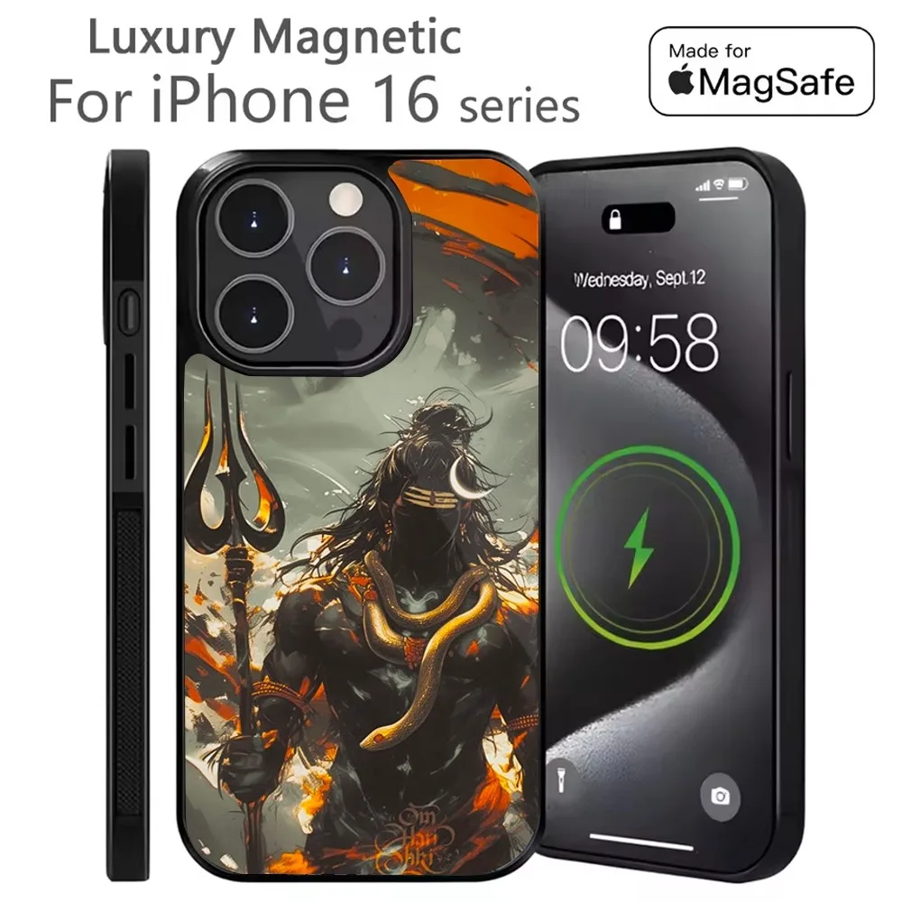Shiva Mahadev Phone Case For iPhone 16,15,14,13,12,11,Plus,Pro,Max Mini Magsafe Magnetic Wireless Charging
Shiva Mahadev Phone Case For iPhone 16,15,14,13,12,11,Plus,Pro,Max Mini Magsafe Magnetic Wireless Charging