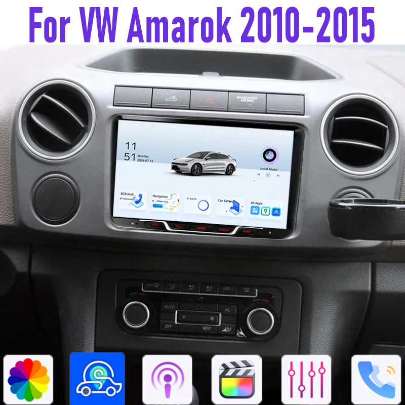 Carplay 4-64GB GPS 9'' For VW Amarok 2010-2015 Wireless Android 15 Car Radio Head Unit Intelligent System GPS WIFI BT Google Map
Carplay 4-64GB GPS 9'' For VW Amarok 2010-2015 Wireless Android 15 Car Radio Head Unit Intelligent System GPS WIFI BT Google Map