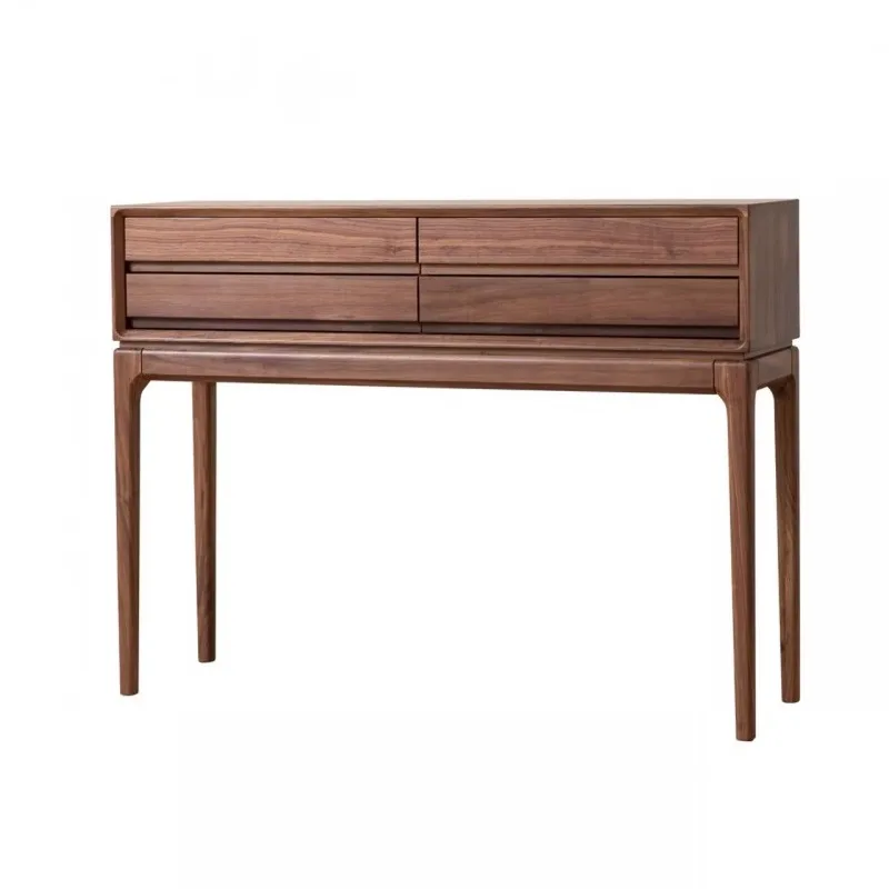 North American black walnut entrance table, solid wood entrance cabinet
North American black walnut entrance table, solid wood entrance cabinet