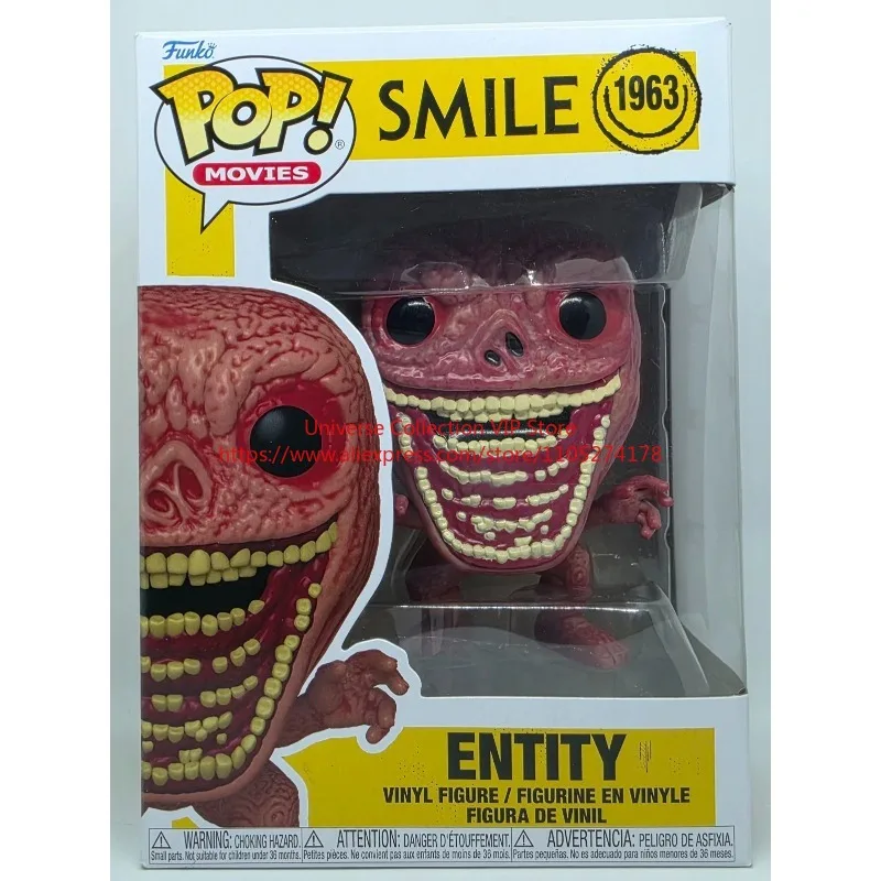 Funko POP Smile Movie Entity 1963 Vinyl Figure Toy Hand Model Desktop Ornament Gift For Horror Fans Collectors Collectible Model
Funko POP Smile Movie Entity 1963 Vinyl Figure Toy Hand Model Desktop Ornament Gift For Horror Fans Collectors Collectible Model