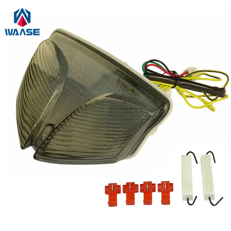 waase For Suzuki GSXR600 GSXR750 GSX-R 600 750 2008-2023 E-Mark Rear Tail Light Brake Turn Signals Integrated LED Light
waase For Suzuki GSXR600 GSXR750 GSX-R 600 750 2008-2023 E-Mark Rear Tail Light Brake Turn Signals Integrated LED Light