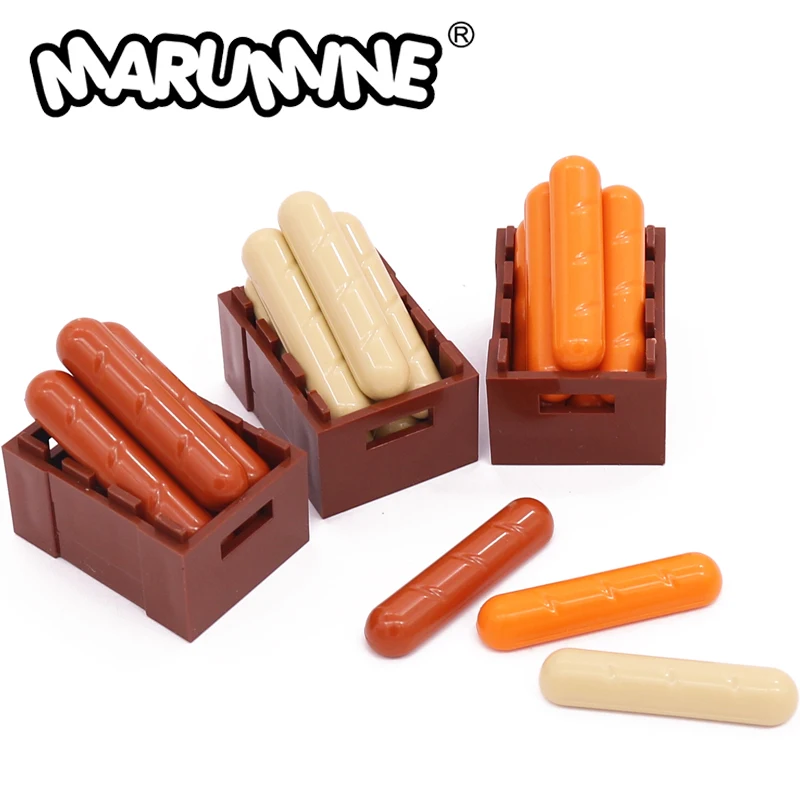 MARUMINE White Bread 30PCS/LOT Building Blocks Toys French Sub Roll Dinner Food MOC Bricks Parts 4342 Educational Kids DIY Gift
MARUMINE White Bread 30PCS/LOT Building Blocks Toys French Sub Roll Dinner Food MOC Bricks Parts 4342 Educational Kids DIY Gift