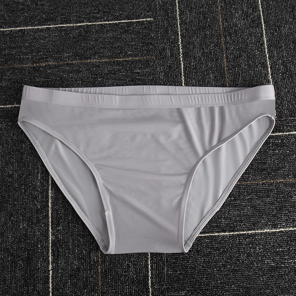 Mens Ice Silk Briefs Comfortable Soft Panties Sexy Low Waist Lingerie Solid Color Breathable Underpants High Stretch Underwear
Mens Ice Silk Briefs Comfortable Soft Panties Sexy Low Waist Lingerie Solid Color Breathable Underpants High Stretch Underwear