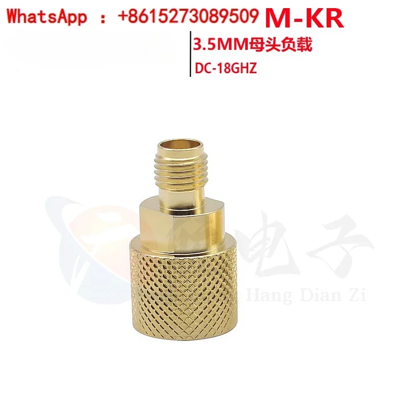 Нагрузка с внутренней головкой 3,5 мм, 18 ГГц, высокочастотная SMA-KR, коаксиальная клемма с внутренней головкой, нагрузка 2 Вт, позолоченная чистая медь
Нагрузка с внутренней головкой 3,5 мм, 18 ГГц, высокочастотная SMA-KR, коаксиальная клемма с внутренней головкой, нагрузка 2 Вт, позолоченная чистая медь