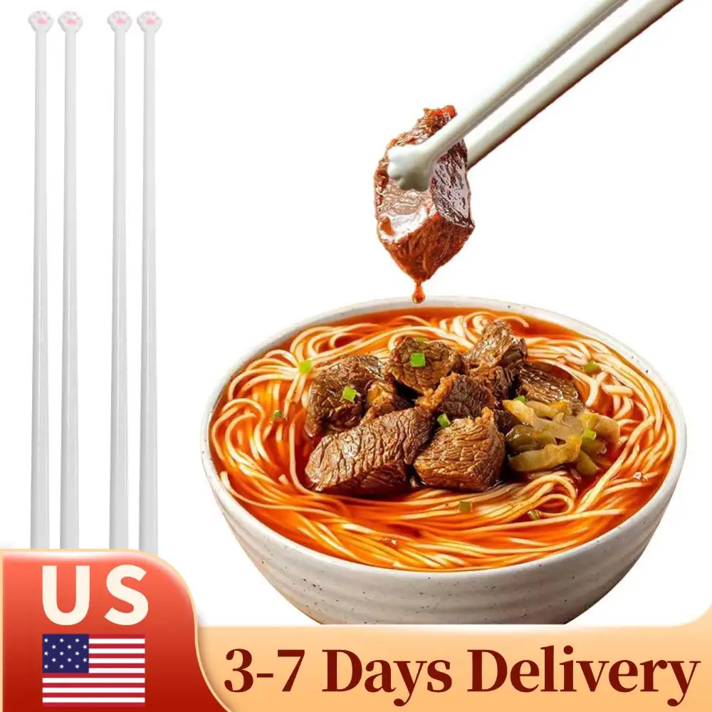 Cat Paw Chopsticks Non-Slip Grip Eating Chopsticks Creative Cat Claw Chopsticks Lightweight Beginners Chopsticks for Cat Lovers
Cat Paw Chopsticks Non-Slip Grip Eating Chopsticks Creative Cat Claw Chopsticks Lightweight Beginners Chopsticks for Cat Lovers