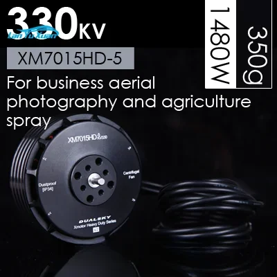 DUALSKY XM7015HD-5 330KV Brushless Motor Four-axis Multi-axis Disc Plant Protection Machine
DUALSKY XM7015HD-5 330KV Brushless Motor Four-axis Multi-axis Disc Plant Protection Machine