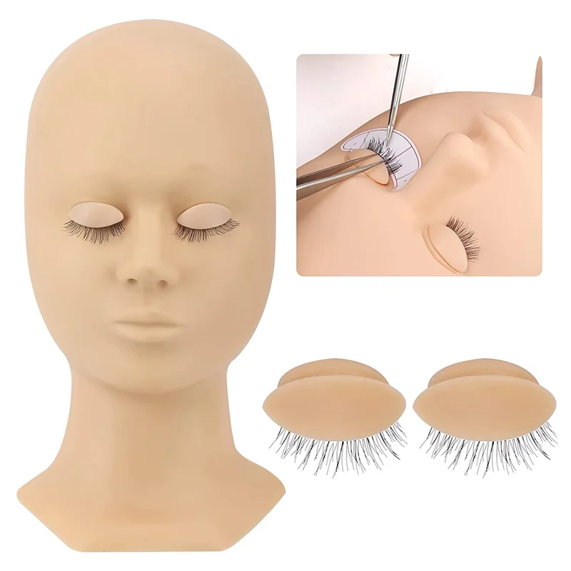 INLIG-3X Replacement Eyelids For Eyelash Mannequin Head,Removable Eyelid With Eyelashes Extension Training Lash Mannequin Head
INLIG-3X Replacement Eyelids For Eyelash Mannequin Head,Removable Eyelid With Eyelashes Extension Training Lash Mannequin Head