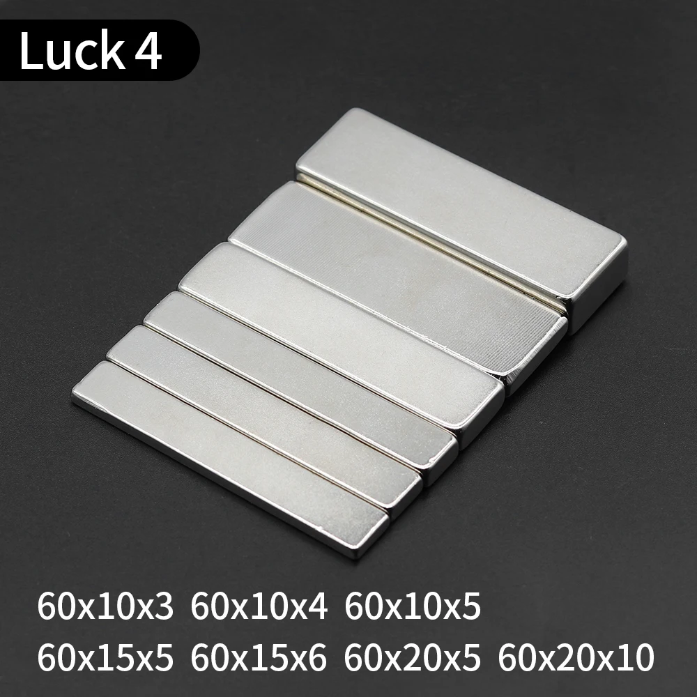 Block Magnet 60X10X3,60X10X4,60X10X5,mm Neodymium Magnet N35 Permanent NdFeB Super Strong Powerful Magnets imans
Block Magnet 60X10X3,60X10X4,60X10X5,mm Neodymium Magnet N35 Permanent NdFeB Super Strong Powerful Magnets imans