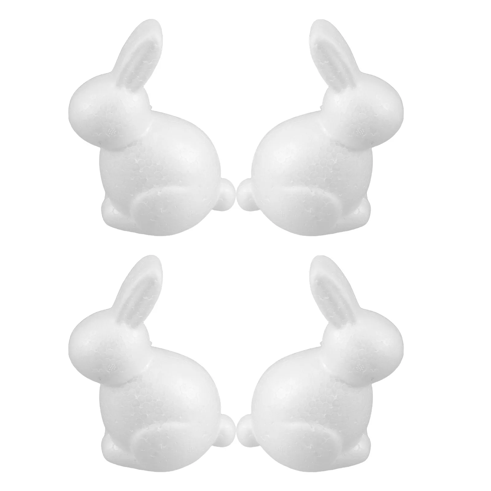 4Pcs White Polystyrene Foam Bunny Figure 17Cm Blank Smooth Craft Rabbit for DIY Painting Flocking Graffiti Easter Wedding Party
4Pcs White Polystyrene Foam Bunny Figure 17Cm Blank Smooth Craft Rabbit for DIY Painting Flocking Graffiti Easter Wedding Party