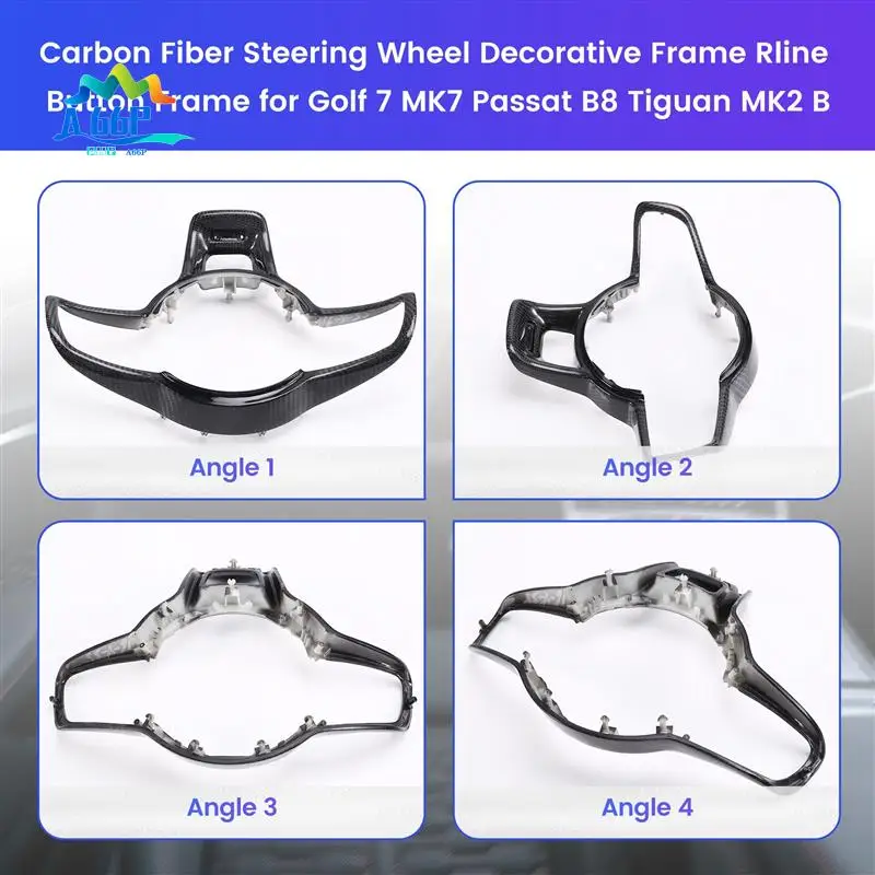 A66P-Carbon Fiber Steering Wheel Decorative Frame Rline Button Frame For VW Golf 7 MK7 Passat B8 Tiguan MK2
A66P-Carbon Fiber Steering Wheel Decorative Frame Rline Button Frame For VW Golf 7 MK7 Passat B8 Tiguan MK2