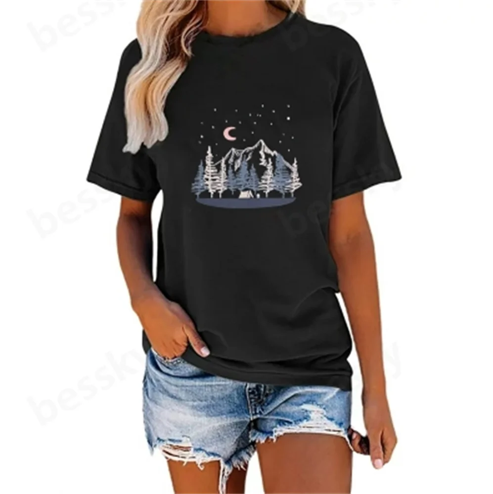 Cenery Shan Women's Short Sleeve T-Shirt Casual Comfortable Breathable Tee for Spring Autumn Summer
Cenery Shan Women's Short Sleeve T-Shirt Casual Comfortable Breathable Tee for Spring Autumn Summer