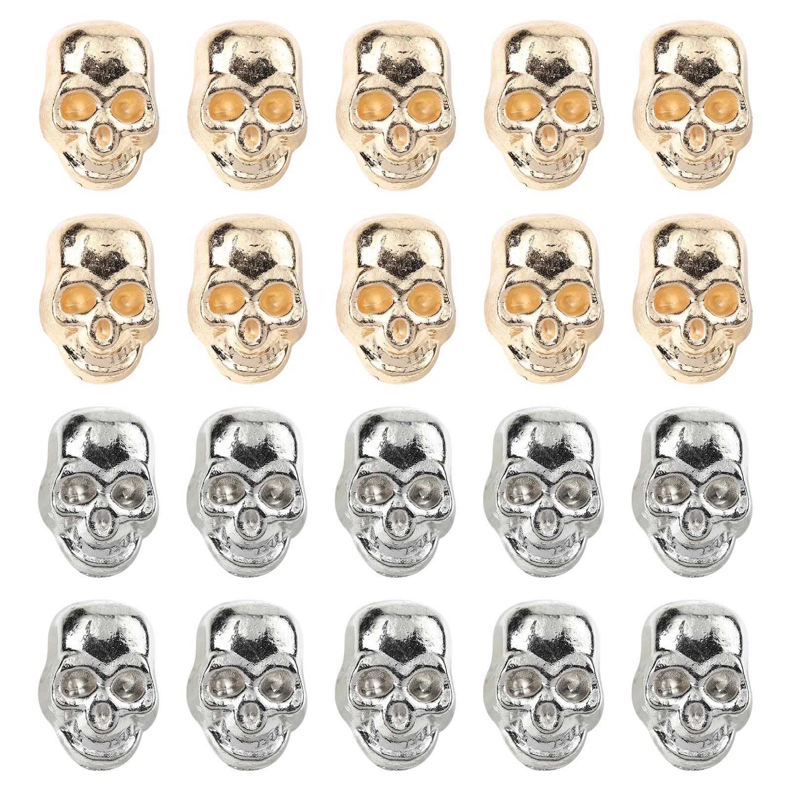 20pcs Ghost Head Rivets Skull Buttons Punk Studs Craft DIY Metal Studs for Clothing Shoes Bags Zinc Alloy Fashion Accessories
20pcs Ghost Head Rivets Skull Buttons Punk Studs Craft DIY Metal Studs for Clothing Shoes Bags Zinc Alloy Fashion Accessories