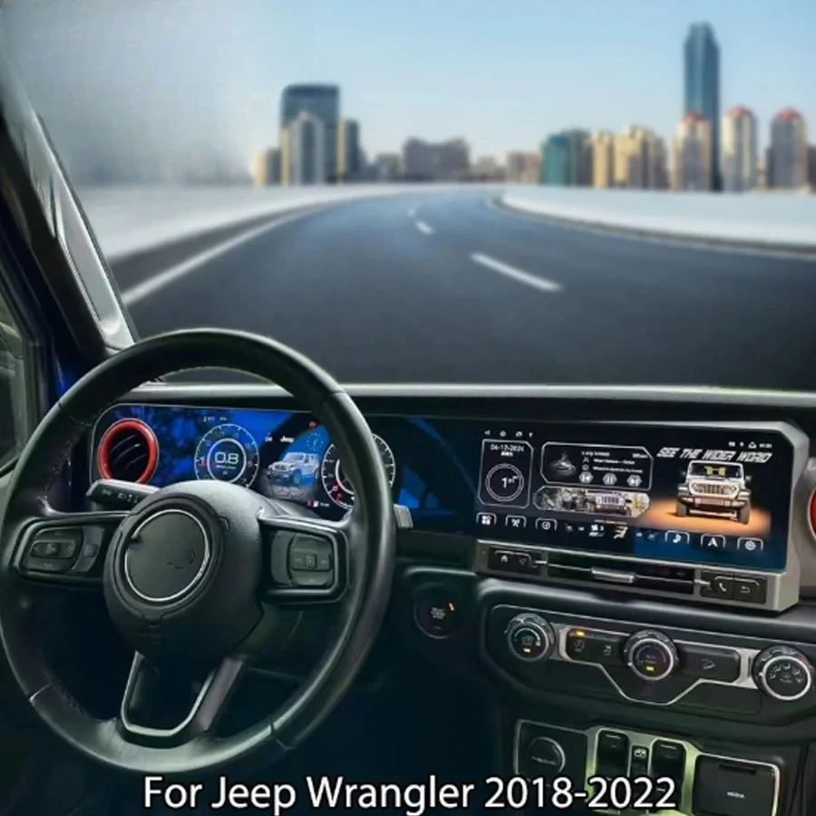 24.6inch Dual Screen For Jeep Wrangler 2018-2022 GPS Android 13 Video Player Stereo Auto Car Radio Multimedia Carplay Navigation
24.6inch Dual Screen For Jeep Wrangler 2018-2022 GPS Android 13 Video Player Stereo Auto Car Radio Multimedia Carplay Navigation