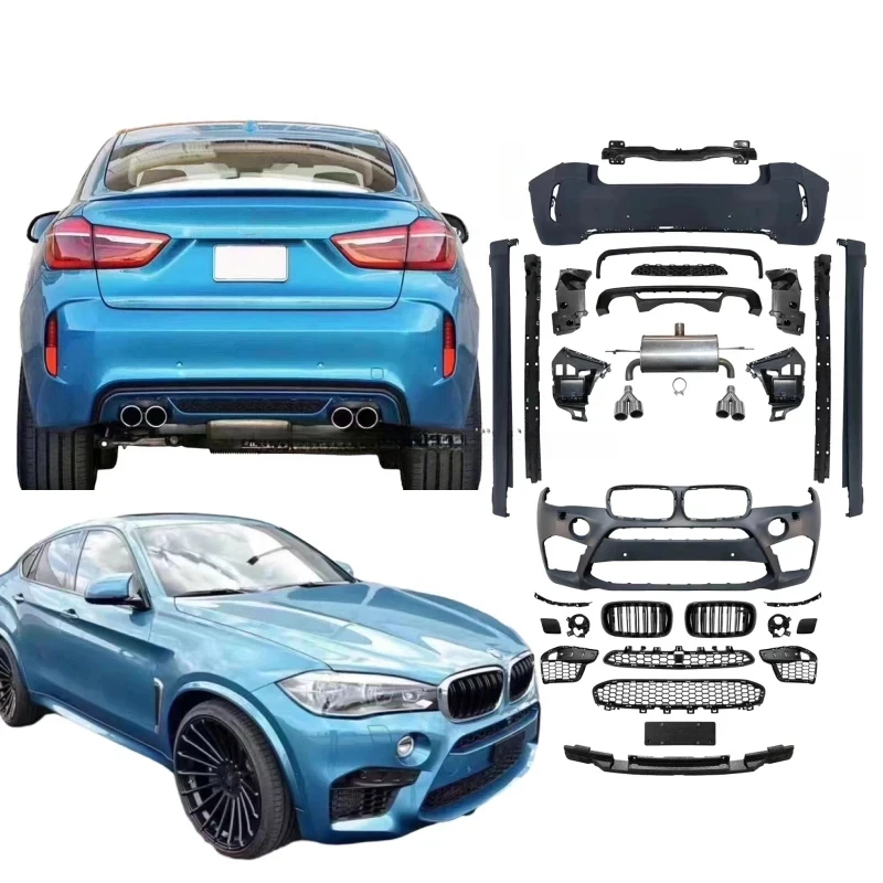 Car Bumpers Front Rear Upgrade X6M Body Kit sF16 LCI 2013 2014 2015 2016 2017 2018
Car Bumpers Front Rear Upgrade X6M Body Kit sF16 LCI 2013 2014 2015 2016 2017 2018