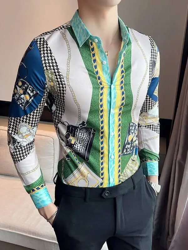 European Style Autumn New Men's Fashion Shirt PU Leather CleanFit Collar Nine Sleeve Women's Inner Wear 3D Effect
European Style Autumn New Men's Fashion Shirt PU Leather CleanFit Collar Nine Sleeve Women's Inner Wear 3D Effect
