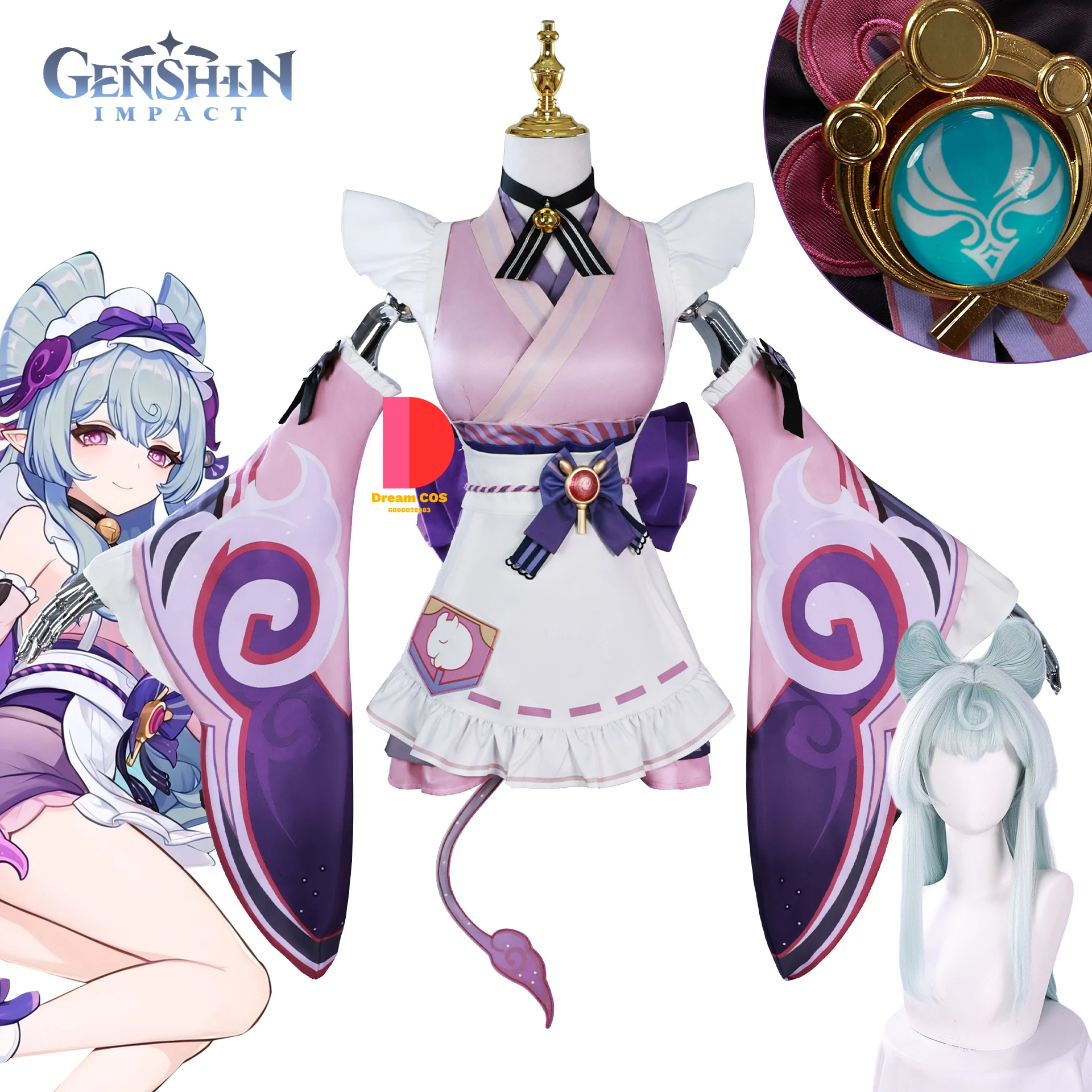 New Arrival Game Genshin Impact Yumemizuki Mizuki Cosplay New Skin Costume with Wig High Quality Outfit for Women Carnival Props
New Arrival Game Genshin Impact Yumemizuki Mizuki Cosplay New Skin Costume with Wig High Quality Outfit for Women Carnival Props