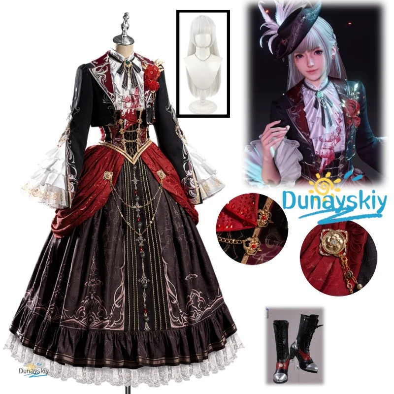Костюм для косплея Love And Deepspace Sylus Silverwing Fiend MC, парик, платье, обувь, женский костюм для Хэллоуина, карнавала, вечеринки
Костюм для косплея Love And Deepspace Sylus Silverwing Fiend MC, парик, платье, обувь, женский костюм для Хэллоуина, карнавала, вечеринки