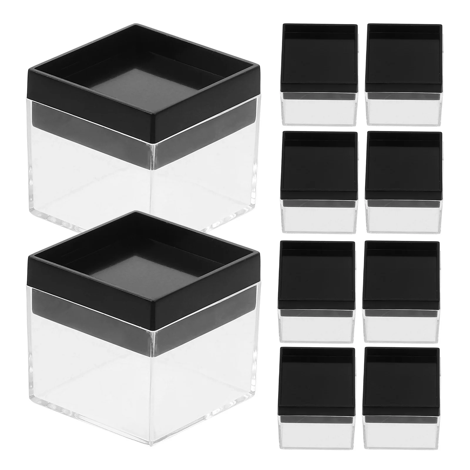 20Pcs Transparent Plastic Display Box Square Storage Organizer Airtight Holder for Jewelry Coins Specimens Mineral Display Case
20Pcs Transparent Plastic Display Box Square Storage Organizer Airtight Holder for Jewelry Coins Specimens Mineral Display Case